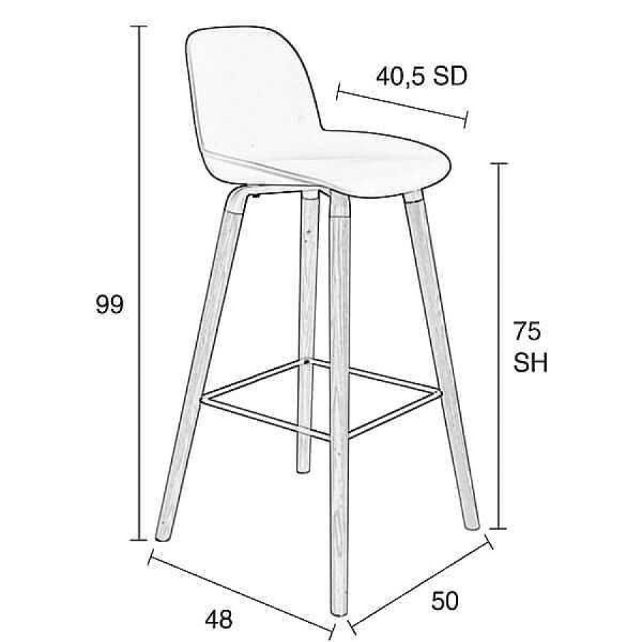 Sillas Zuiver | Taburete Bar Albert Kuip