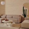 Sof S Kave Home | Sof Modular Neom 2 Plazas Con Terminal Beige 244 Cm