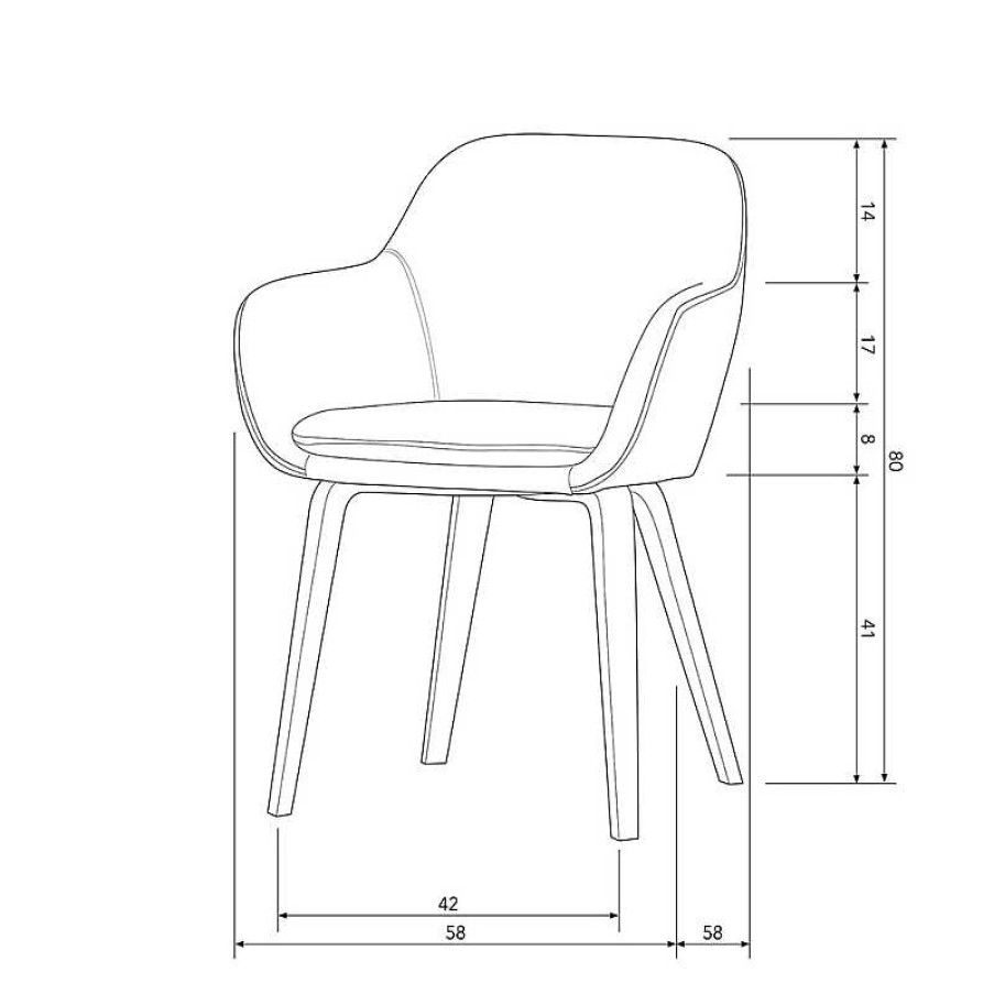 Sillas vtwonen | Silla Base Terciopelo