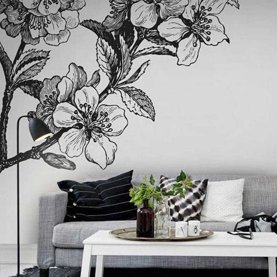 Decoraci N Rebel Walls Murales Rebel Walls | Mural Springtime, Black&White De La Marca Rebel Walls