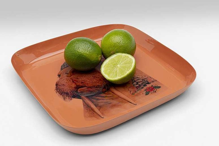 Decoraci N Kare Design Regalos | Bandeja Ego Walrus 21X21Cm