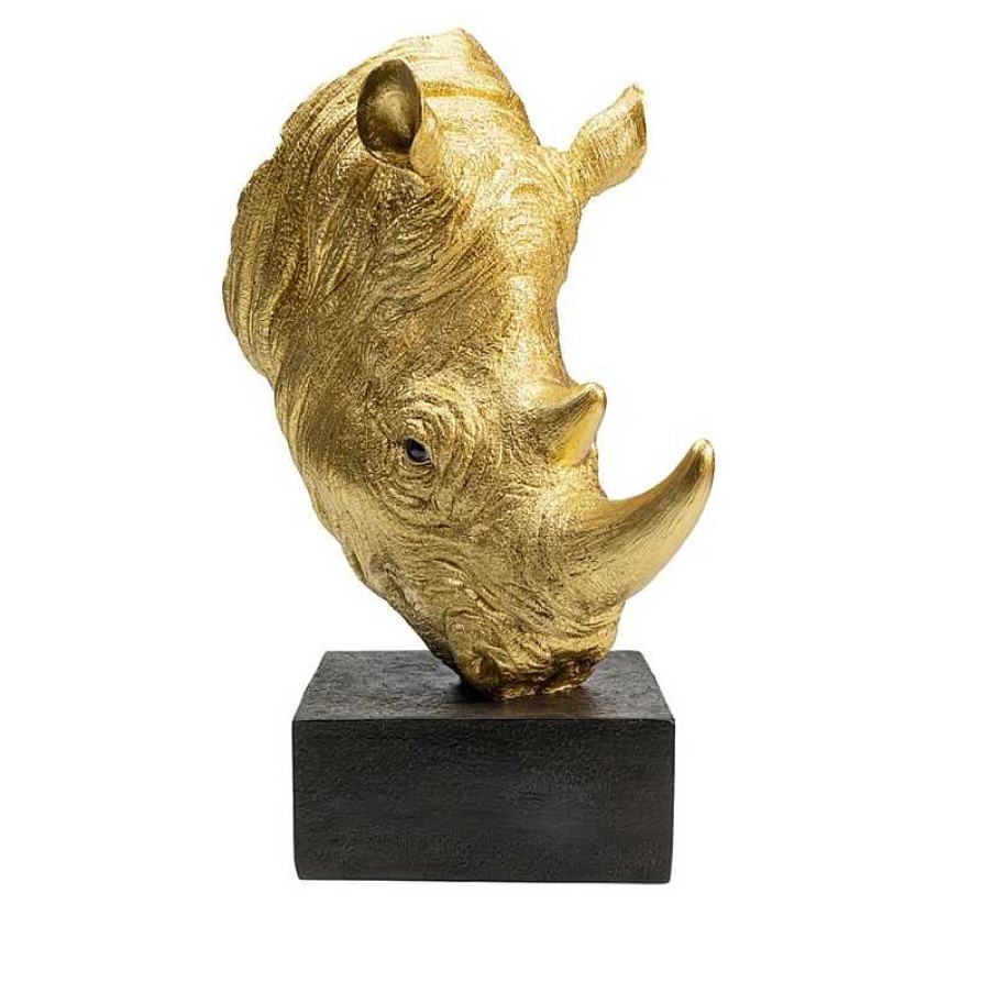 Decoraci N Kare Design Figuras De Dise O | Objeto Decoraci N Rhino Oro 51Cm.