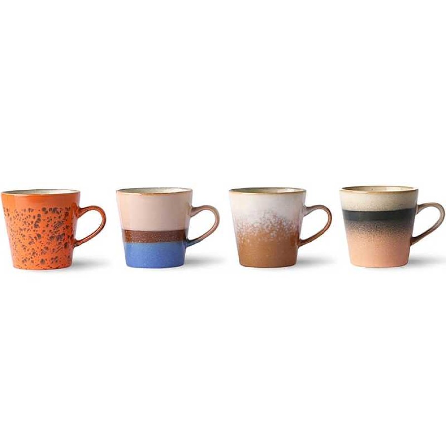 Decoraci N HKliving Tazas Y Vasos | Set 4 Mugs Americano