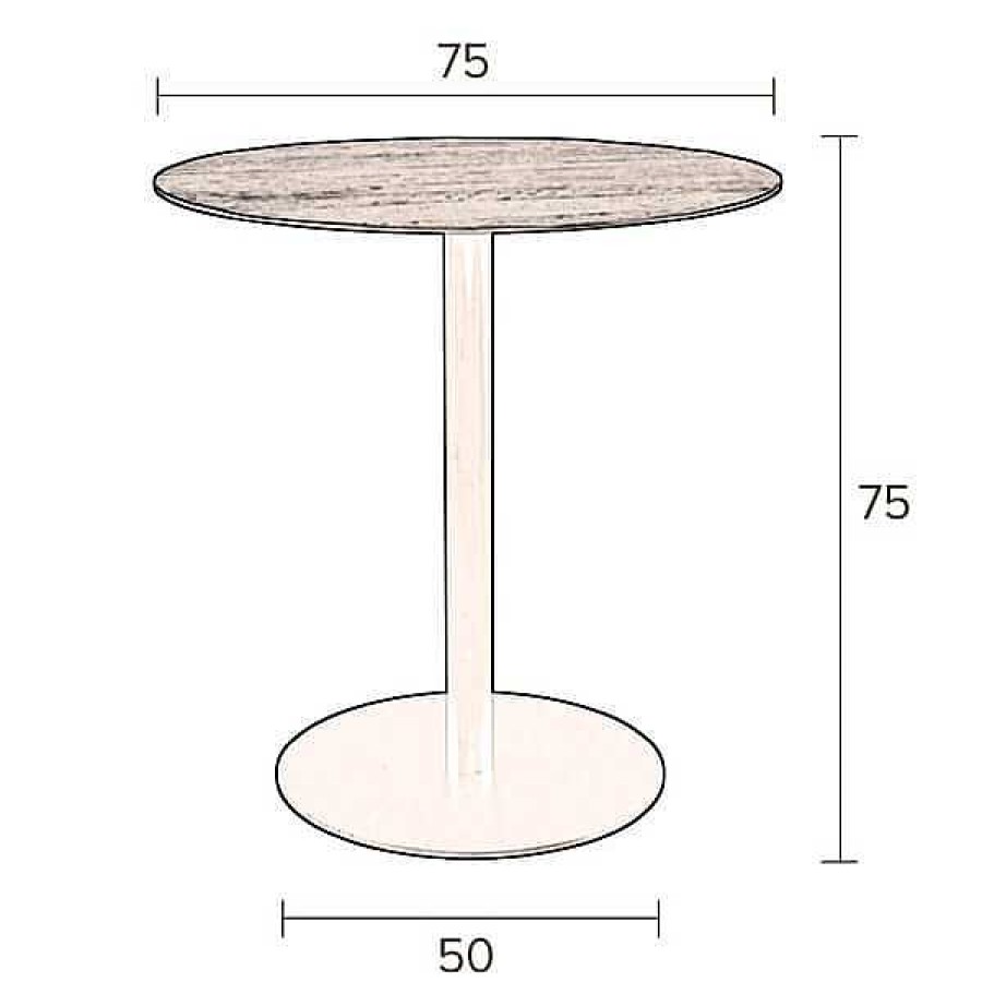 Mesas Dutchbone | Mesa Braza Round H75 Cm