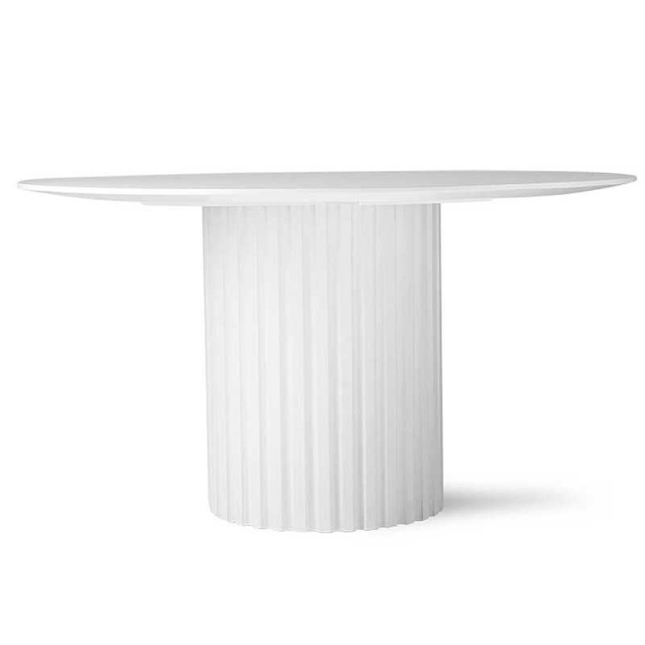 Mesas HKliving | Mesa De Comedor Pillar Blanca