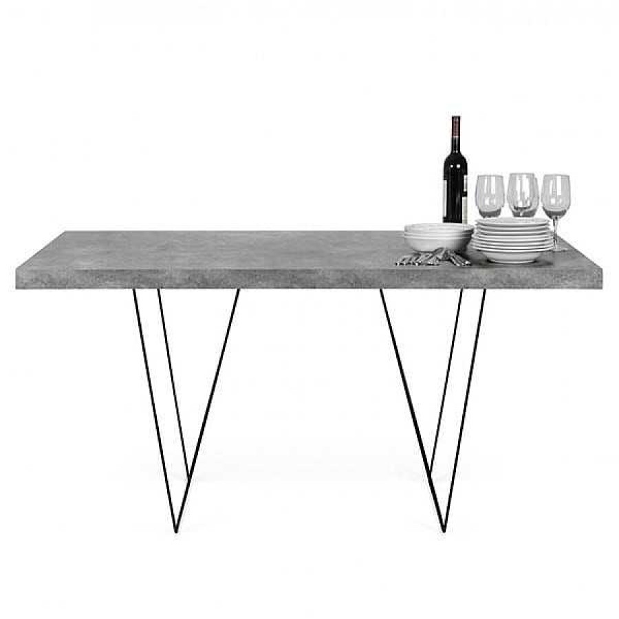 Mesas Temahome | Mesa Multi 160 Trestles Negro