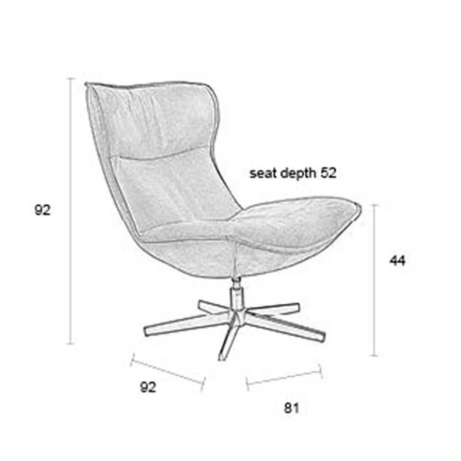 Sillones White Label Living | Sill N John Antracita