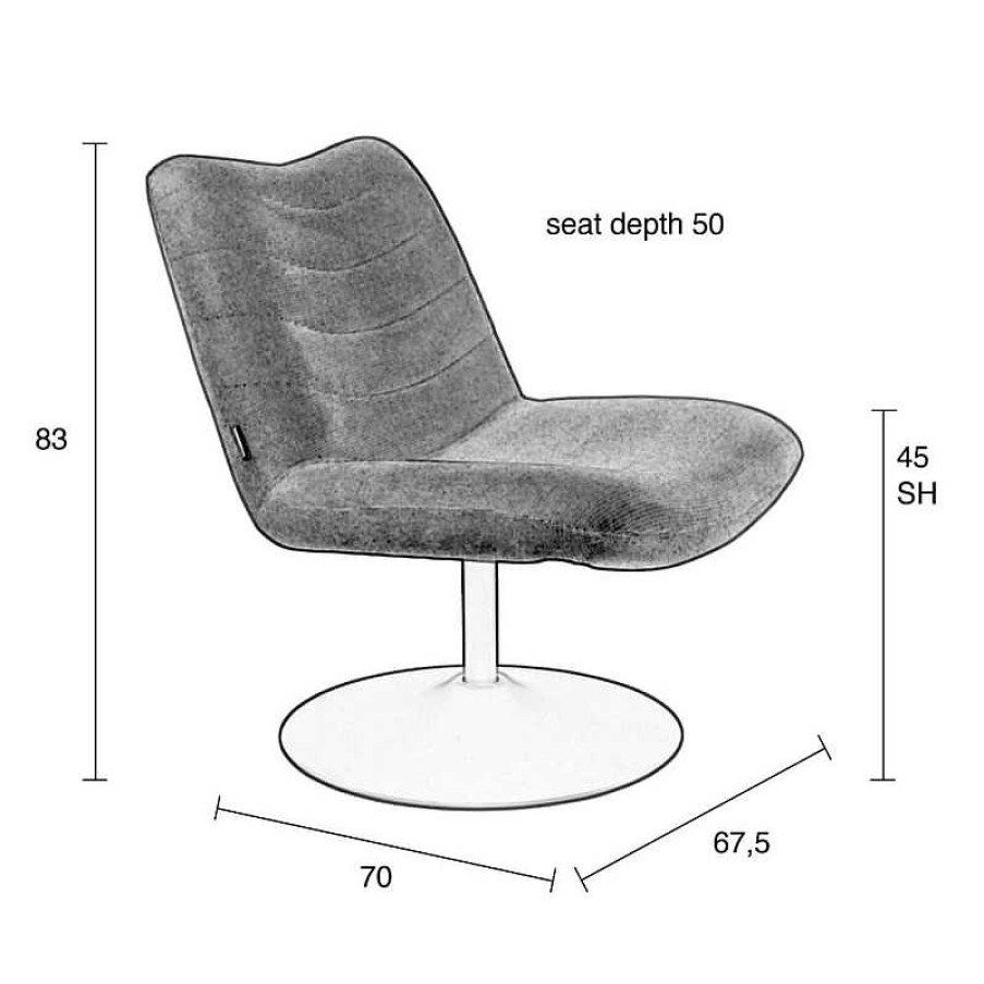 Sillones Zuiver | Sill N Lounge Bubba Antracita