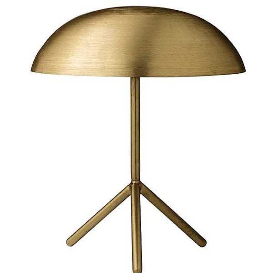 Iluminaci N Bloomingville | L Mpara Mesa Metal Gold