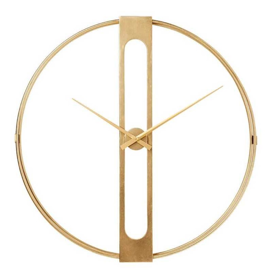 Decoraci N Kare Design Relojes Pared Y Sobremesa | Reloj De Pared Clip Gold