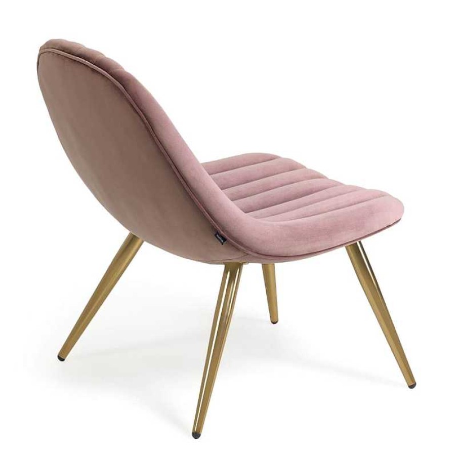 Sillones Kave Home | Sill N Marlene Terciopelo Rosa