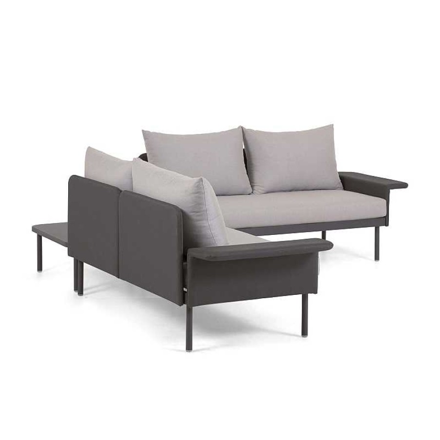 Muebles De Jard N Kave Home | Set Exterior Zaltana Negro Mate