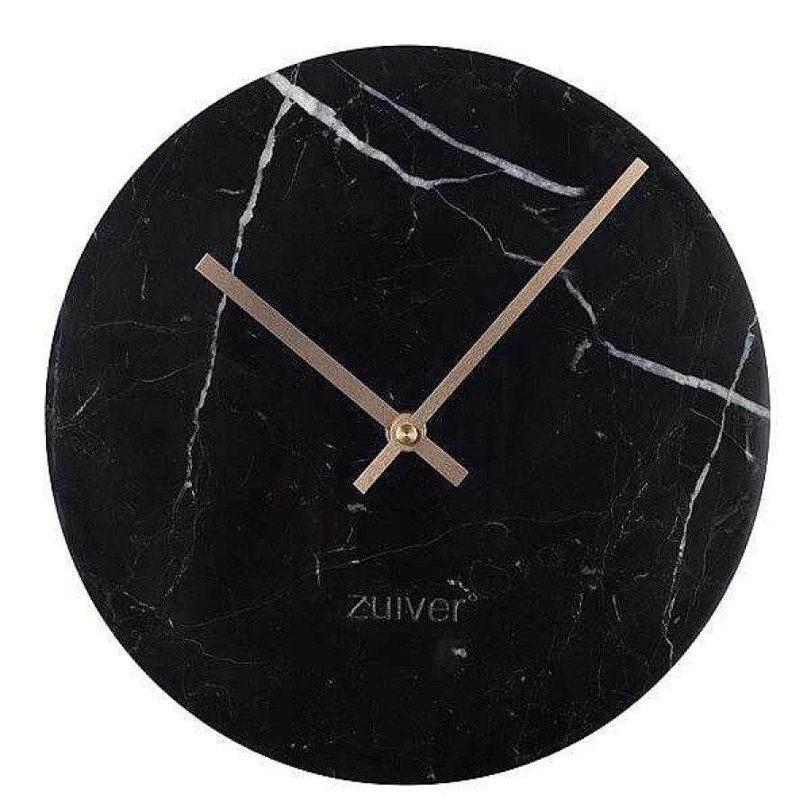 Decoraci N Zuiver Relojes Pared Y Sobremesa | Reloj Marble Negro