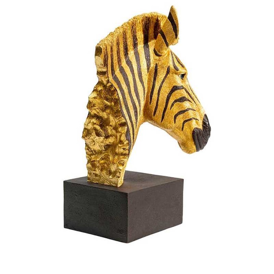 Decoraci N Kare Design Figuras De Dise O | Objeto Decoraci N Zebra Oro 35Cm.