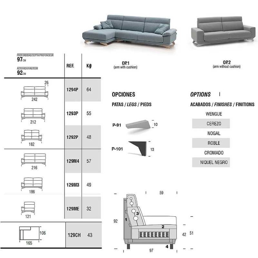 Sof S Beltá y Frajumar | Sof Chaiselongue Cosy