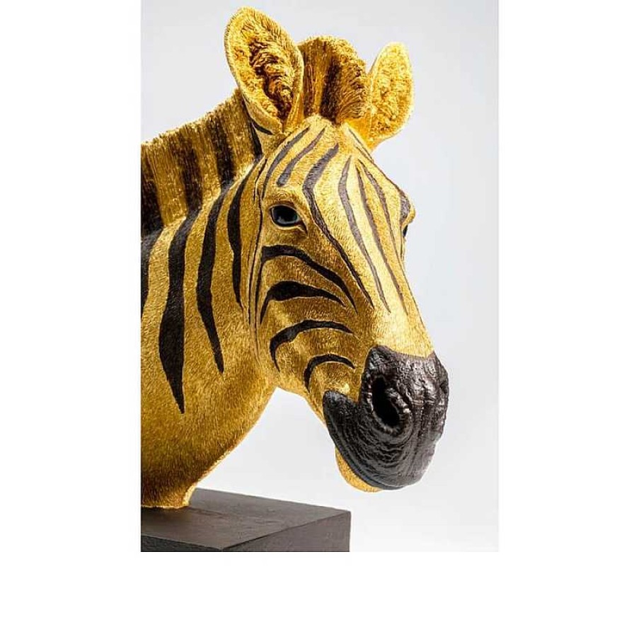 Decoraci N Kare Design Figuras De Dise O | Objeto Decoraci N Zebra Oro 35Cm.