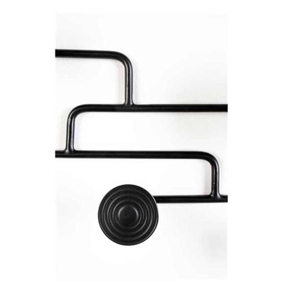 Decoraci N Bold MonNew Percheros | Perchero De Pared Hipnotizante Negro