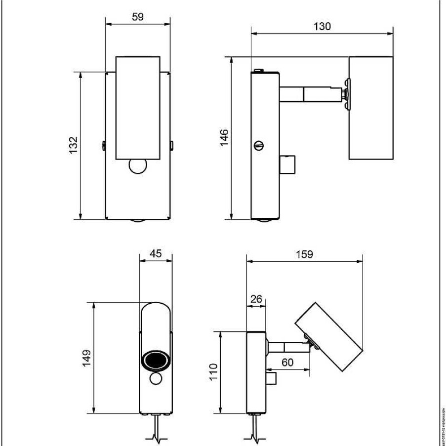 Iluminaci N Belid | Aplique Cato Brass