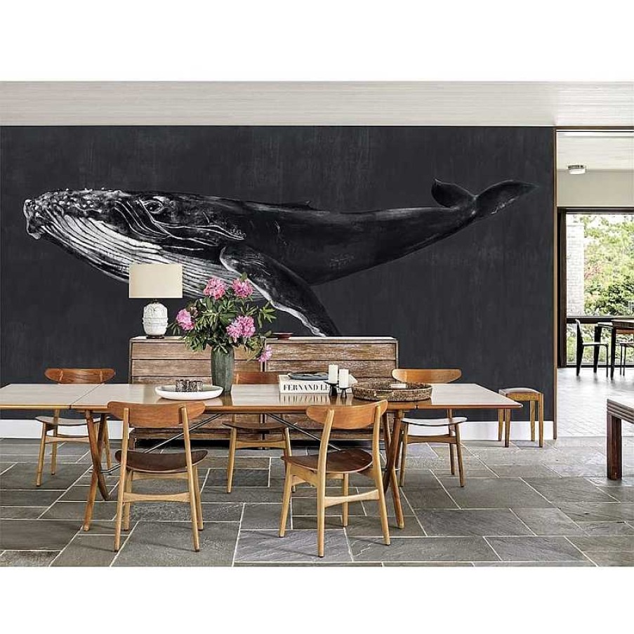 Decoraci N Coordonne Papel Pintado Coordonn | Mural Humpback Whale