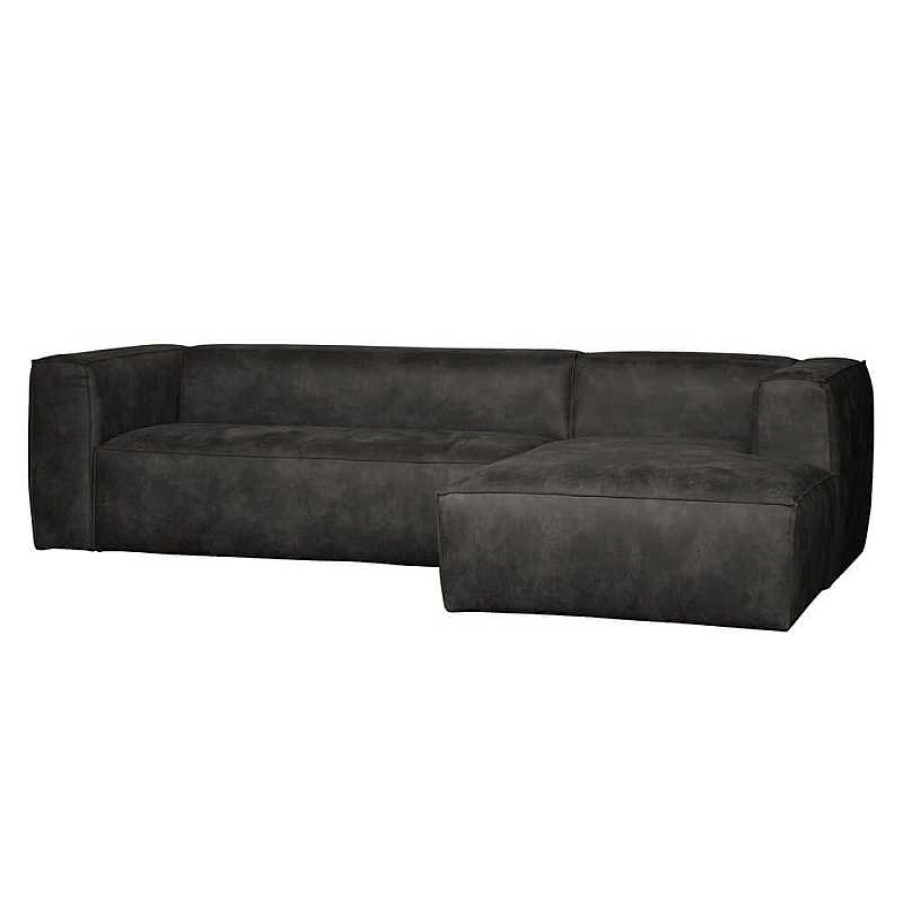 Sof S WOOOD | Sof Chaise Longue Piel Bean Negro