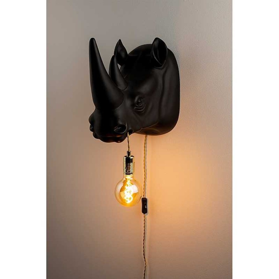 Iluminaci N Bold MonClearance | L Mpara De Pared Rhino Black