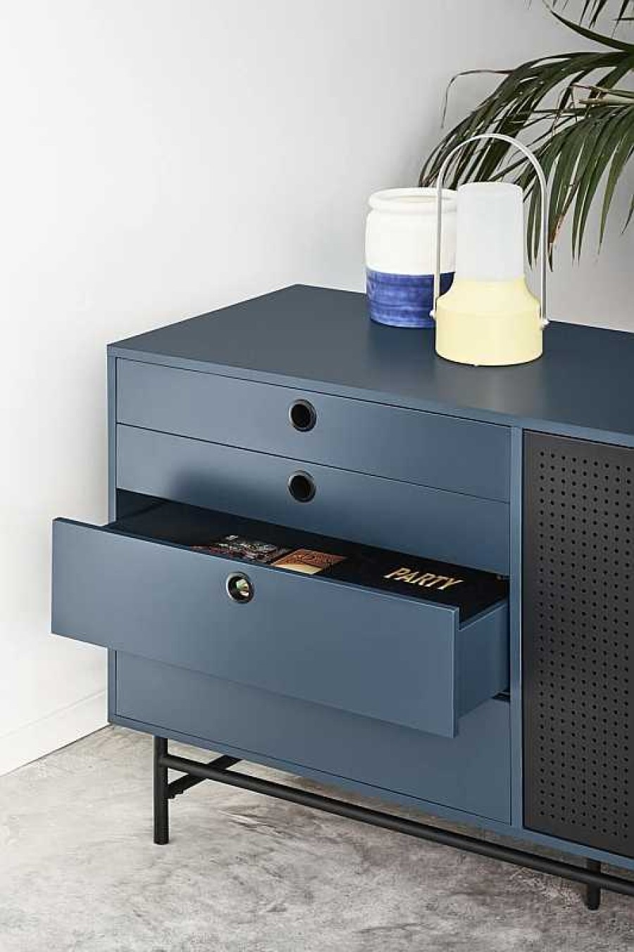 Muebles Teulat | Aparador Punto Negro-Azul