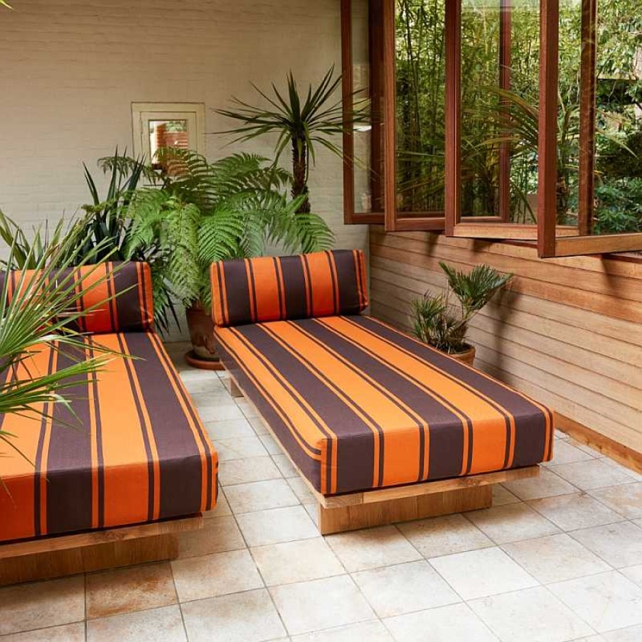 Muebles De Jard N HKliving | Tumbona De Exterior De Teca Retro