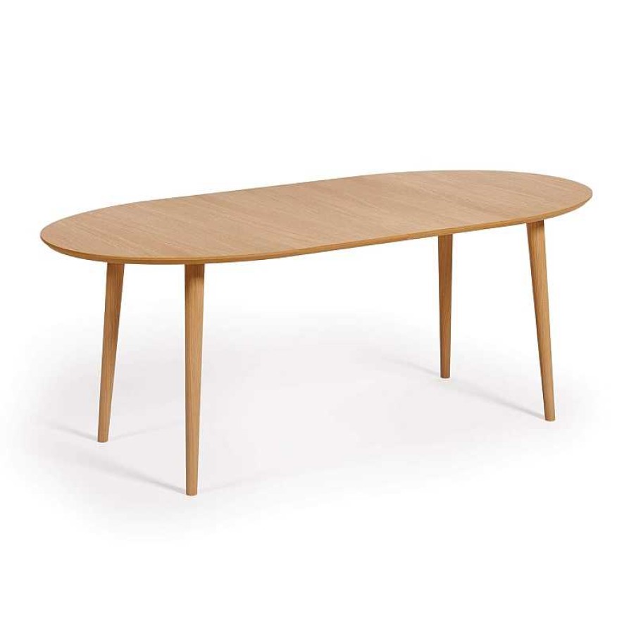 Mesas Kave Home | Mesa Extensible Oval Oki