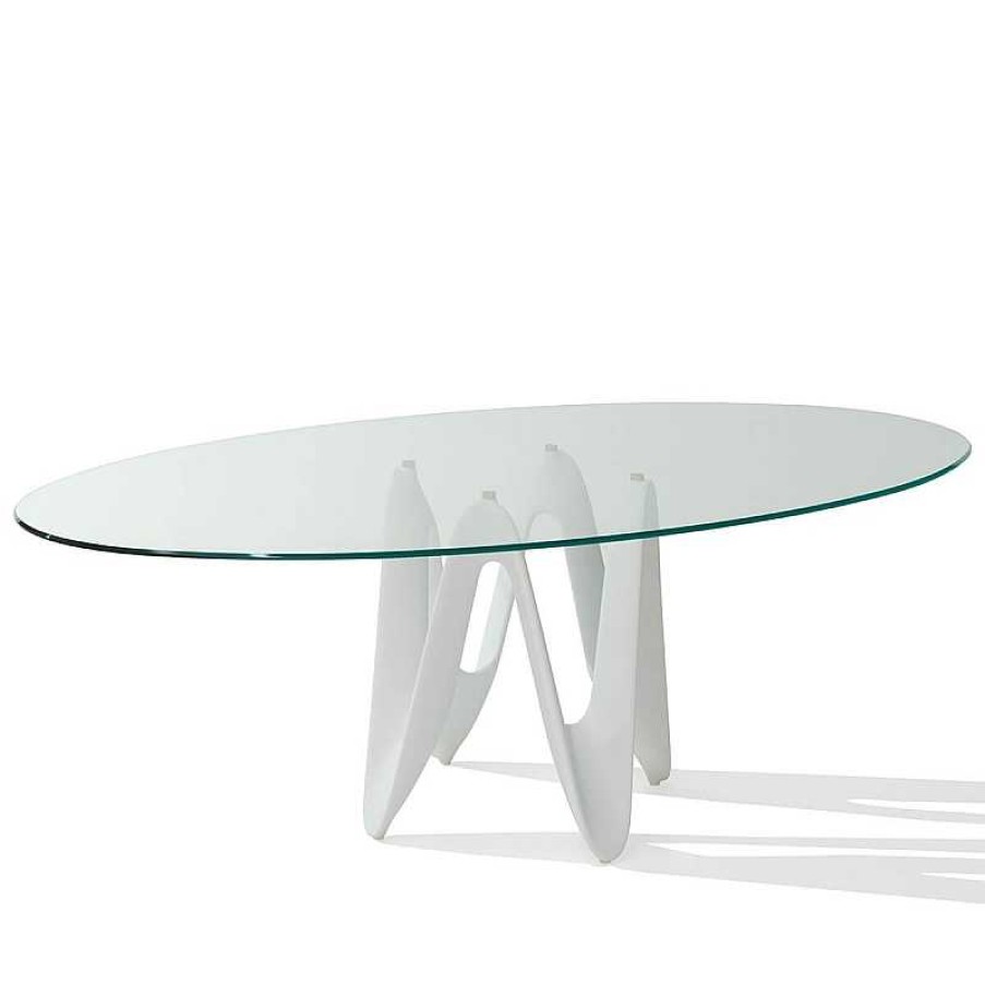 Mesas Sovet | Mesa Ovalada Cristal Lambda