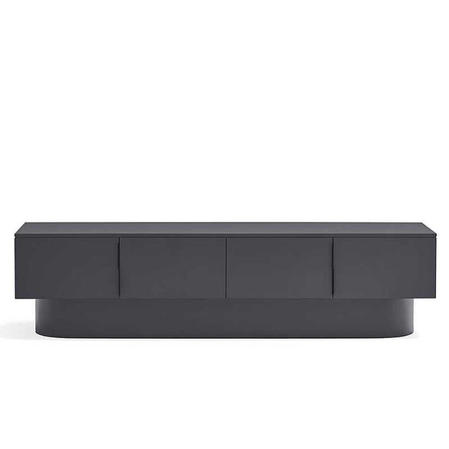 Muebles Teulat | Mueble Tv Totem Gris Antracita