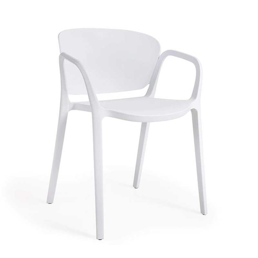 Muebles De Jard N Kave Home | Silla Exterior Ania Blanca