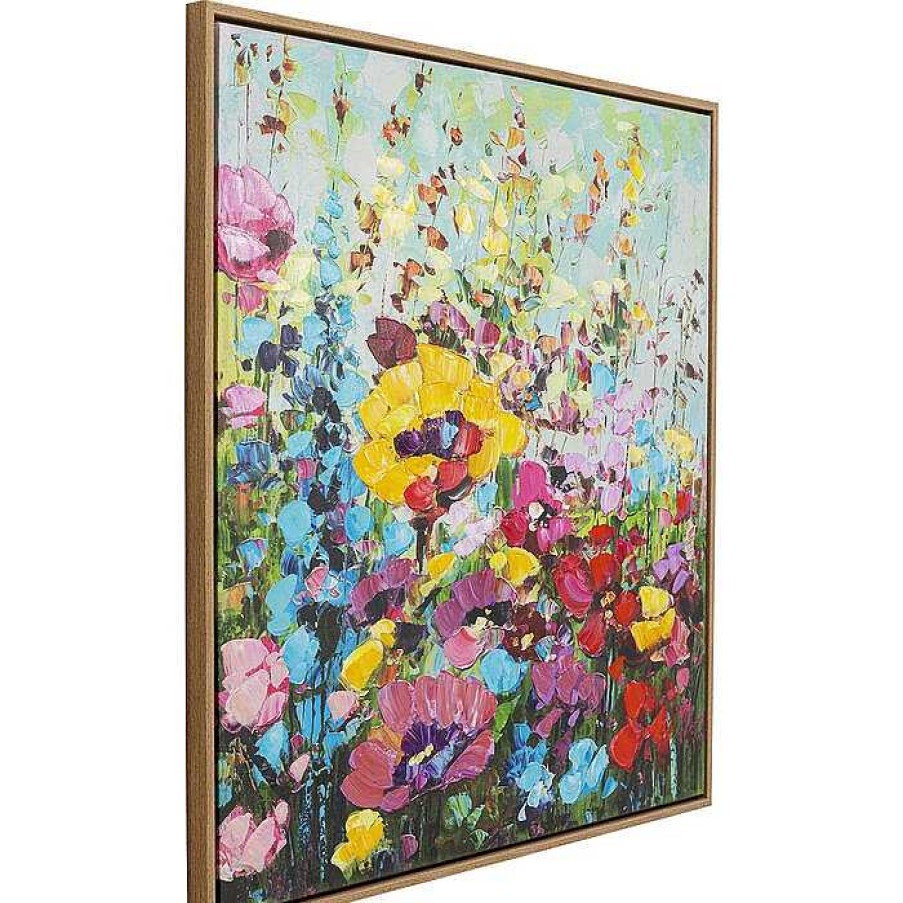 Decoraci N Kare Design Cuadros | Cuadro Flowery Meadow 100X100Cm