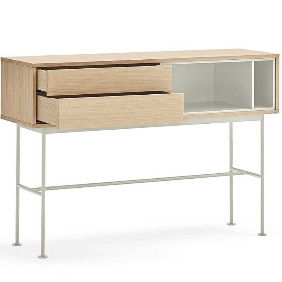 Muebles Teulat | Consola Yoko Crema-Roble