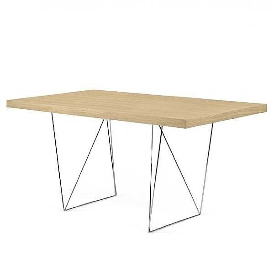 Mesas Temahome | Mesa Multi 160 Trestles Cromado