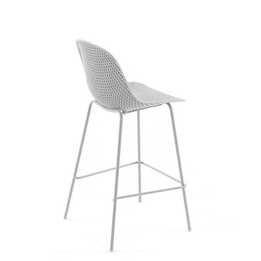 Sillas Kave Home | Taburete Quinby Blanco