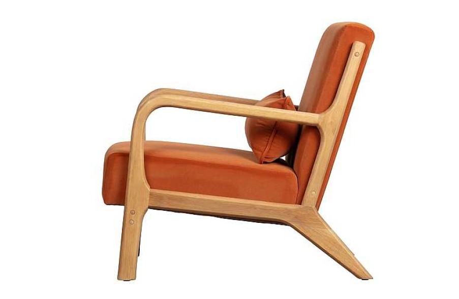 Sillones WOOOD | Butaca Mark Naranja