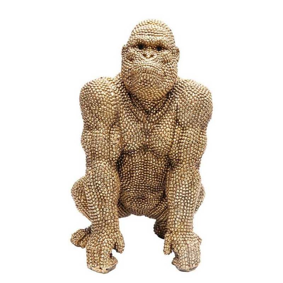 Decoraci N Kare Design Figuras De Dise O | Figura Deco Gorilla Gold