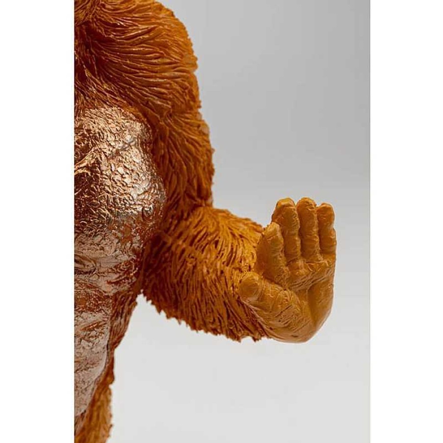 Decoraci N Kare Design Figuras De Dise O | Set Sujetalibros Gorilla Orange