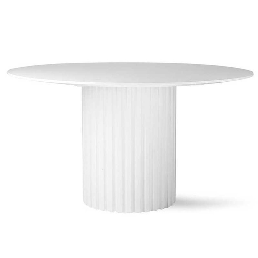 Mesas HKliving | Mesa De Comedor Pillar Blanca