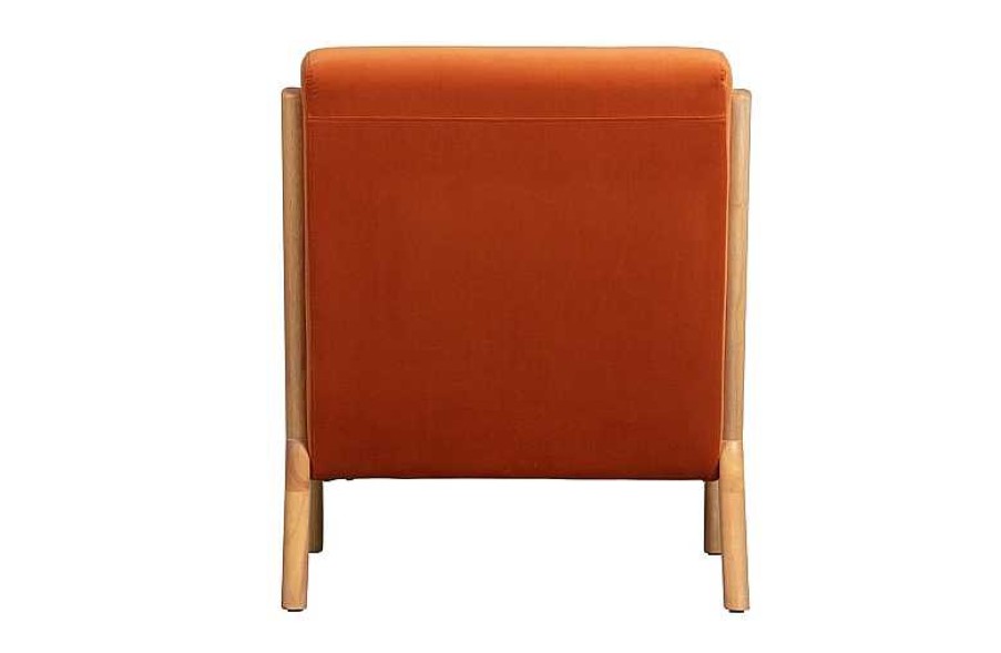 Sillones WOOOD | Butaca Mark Naranja