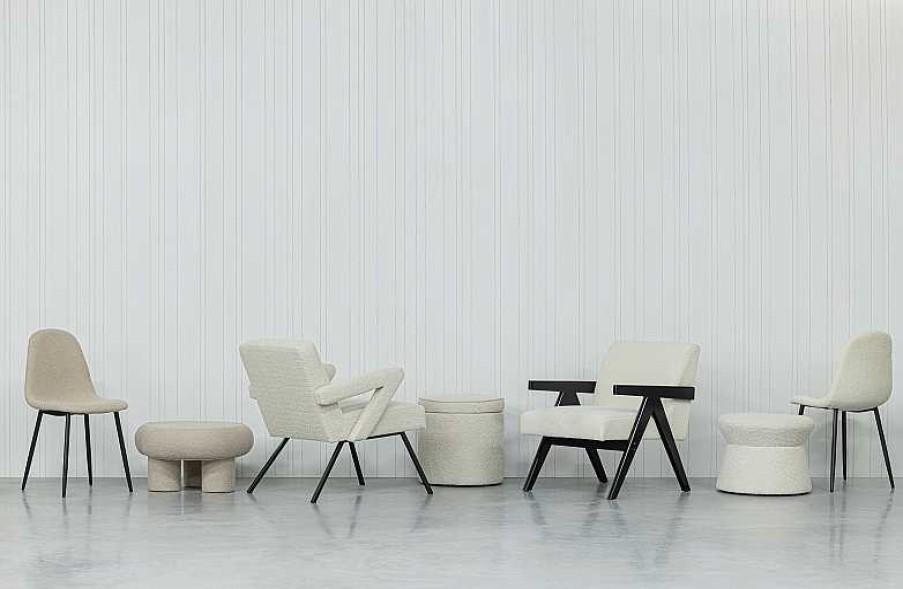 Sillones WOOOD | Sill N Clark Boucl Natural