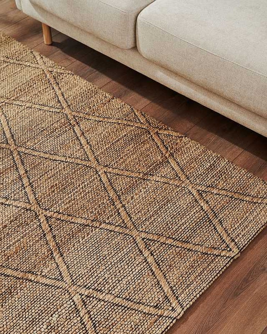 Decoraci N Kave Home Alfombras Modernas | Alfombra Vallalta De Yute 160 X 230 Cm