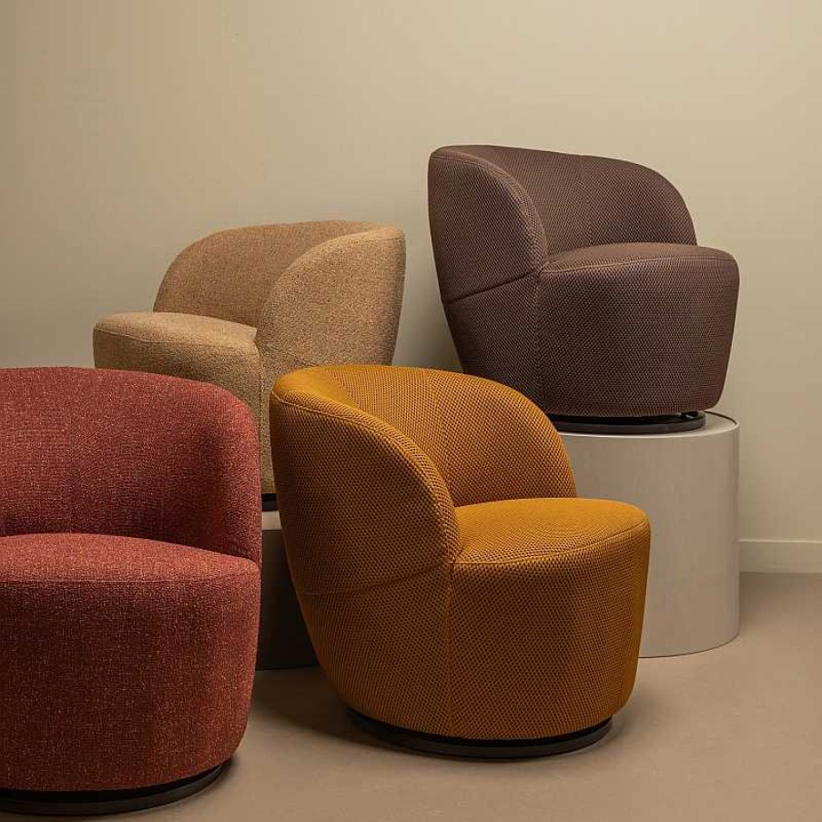 Sillones WOOOD | Sill N Giratorio Serra Caf