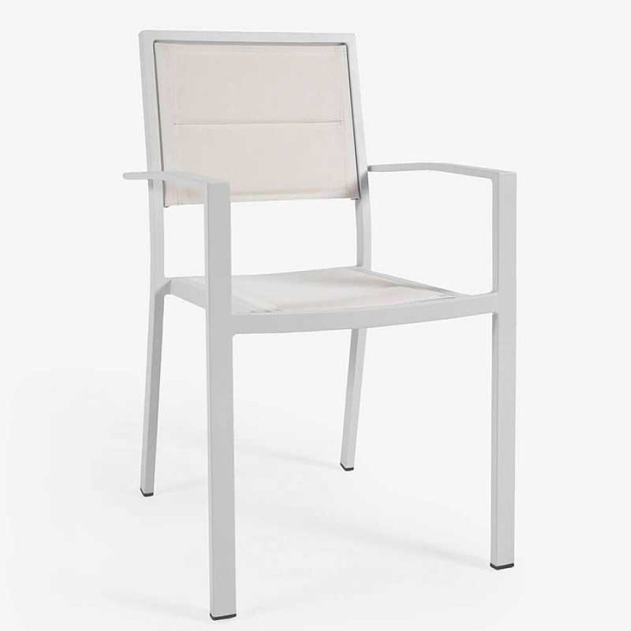 Muebles De Jard N Kave Home | Silla Exterior Sirley Blanca