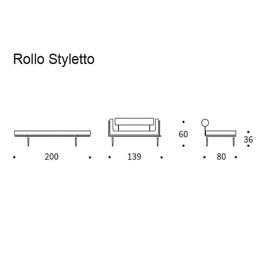 Sillas Innovation Living | Daybed Rollo Styletto