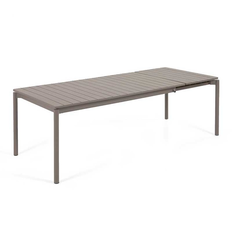 Muebles De Jard N Kave Home | Mesa Extensible Aluminio Zaltana Marr N Mate