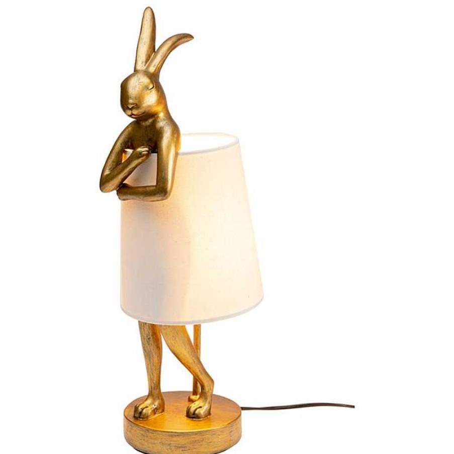 Iluminaci N Kare Design | L Mpara De Mesa Rabbit Gold