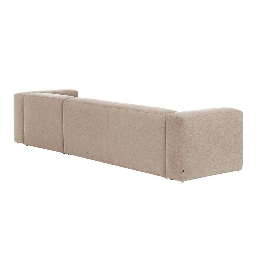 Sof S Kave Home | Sof Blok Chaise Longue Beige