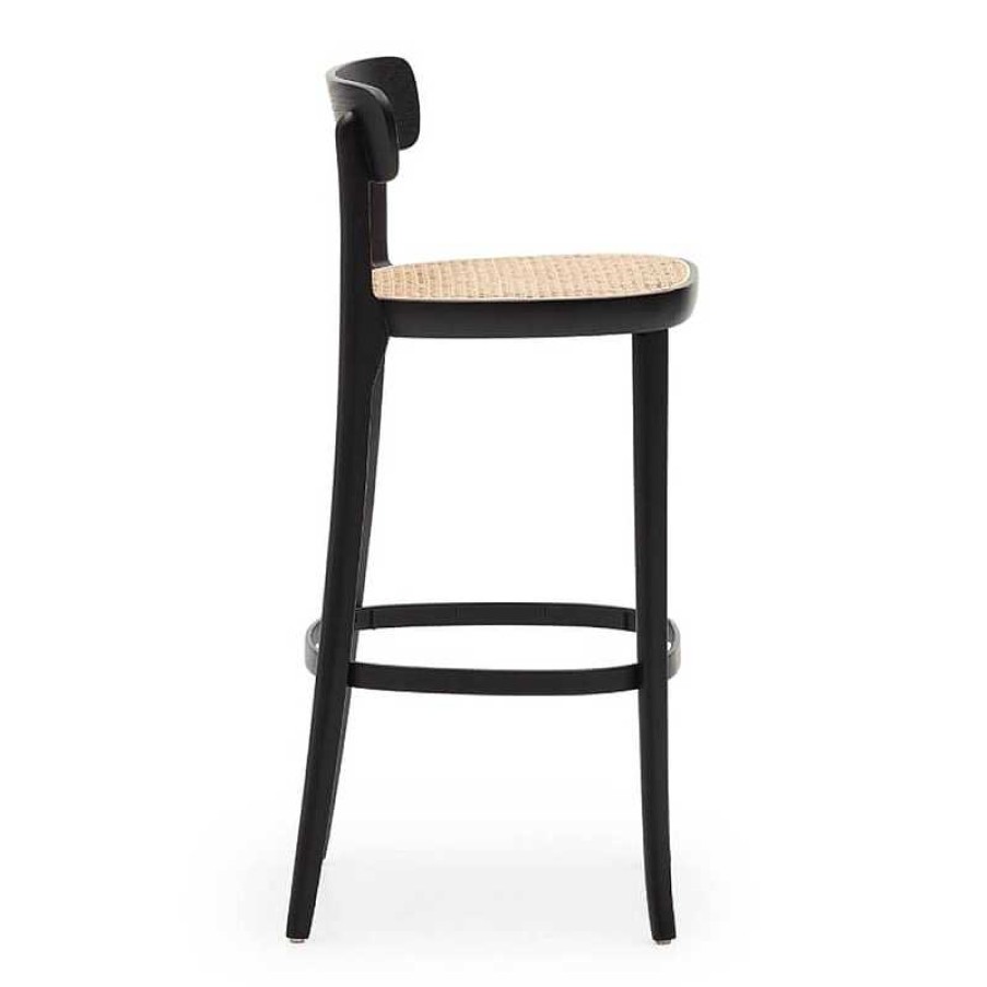 Sillas Kave Home | Taburete Bar Romane Negro