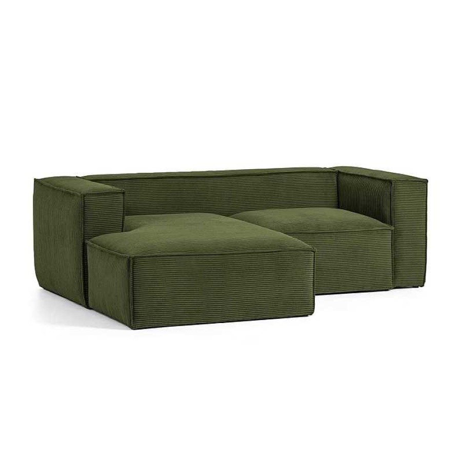 Sof S Kave Home | Sof Blok Chaise Longue Pana Verde